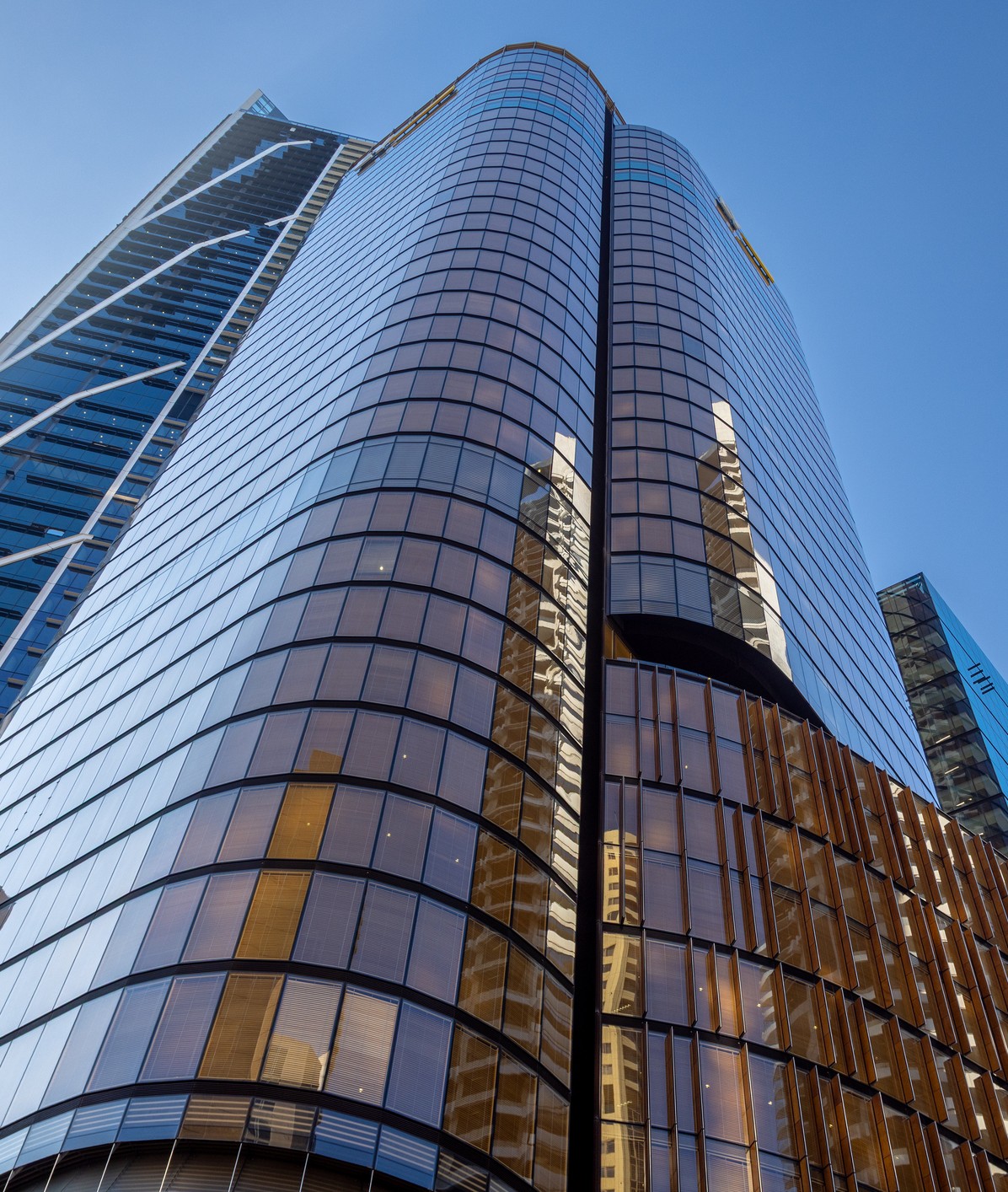 Sydney CBD architecture aerial view